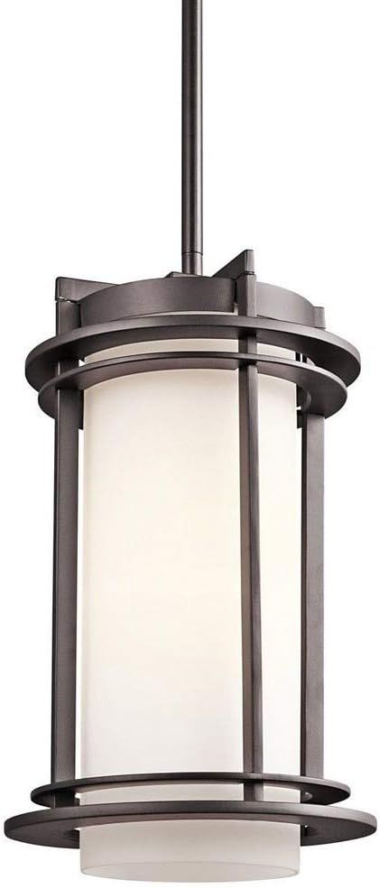 Kichler 49348Az Pacific Edge Outdoor Pendant 1-Light, Architectural ... throughout Enhancing Your Exterior Space with Outdoor Pendant 1-Light Architectural Bronze Design