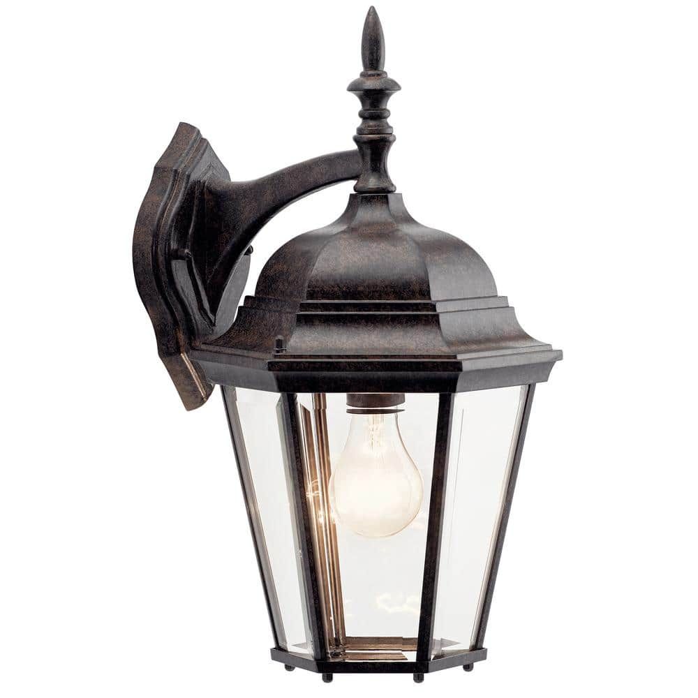 Kichler Madison 17 In. 1-Light Tannery Bronze Outdoor Hardwired Wall ... in Creating Inviting Outdoor Spaces with Strategic Lighting