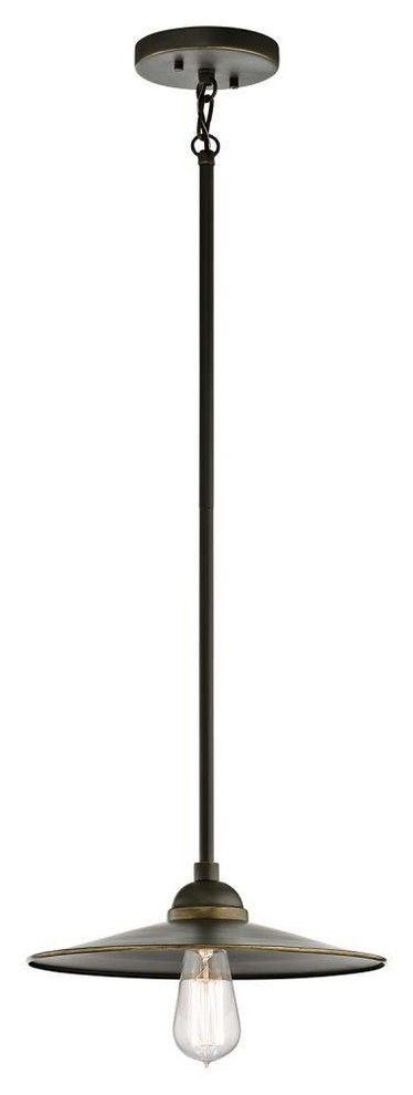 Kichler Westington Indoor/Outdoor Pendant 1-Light, Olde Bronze ... pertaining to Outdoor Pendant 1-Light