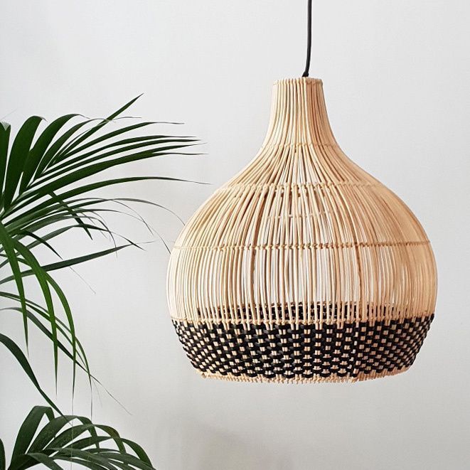 Lampshade - Rattan - Black Detail Sold Out | Rattan Pendant Light ... inside Choosing the Right Outdoor Lighting The Pembroke Pendant as a Solution