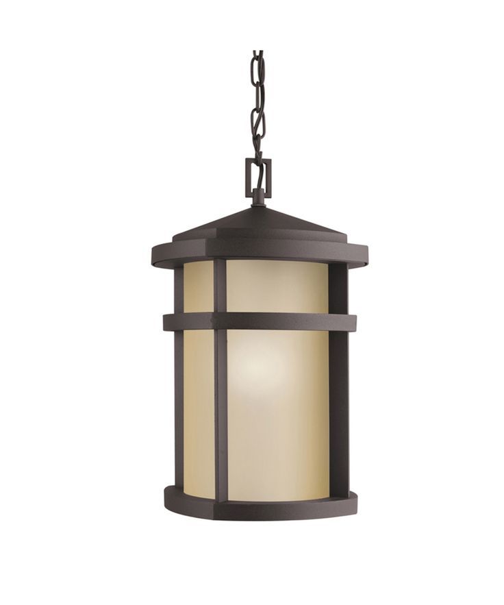 Lantana Outdoor Pendant 1 Light Shown In Architectural Bronze By ... pertaining to Outdoor Pendant 1-Light, Tannery Bronze, Incandescent