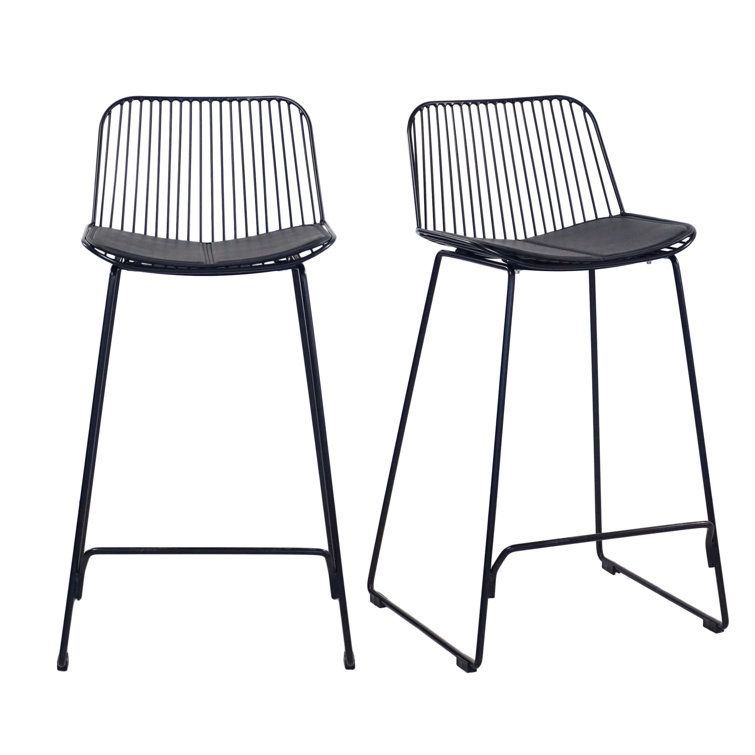 Latitude Run® 26" Wire Counter Stool | Wayfair with regard to Setting Up Your Outdoor Oasis Tips for Arranging and Maintaining Your Counter Stools
