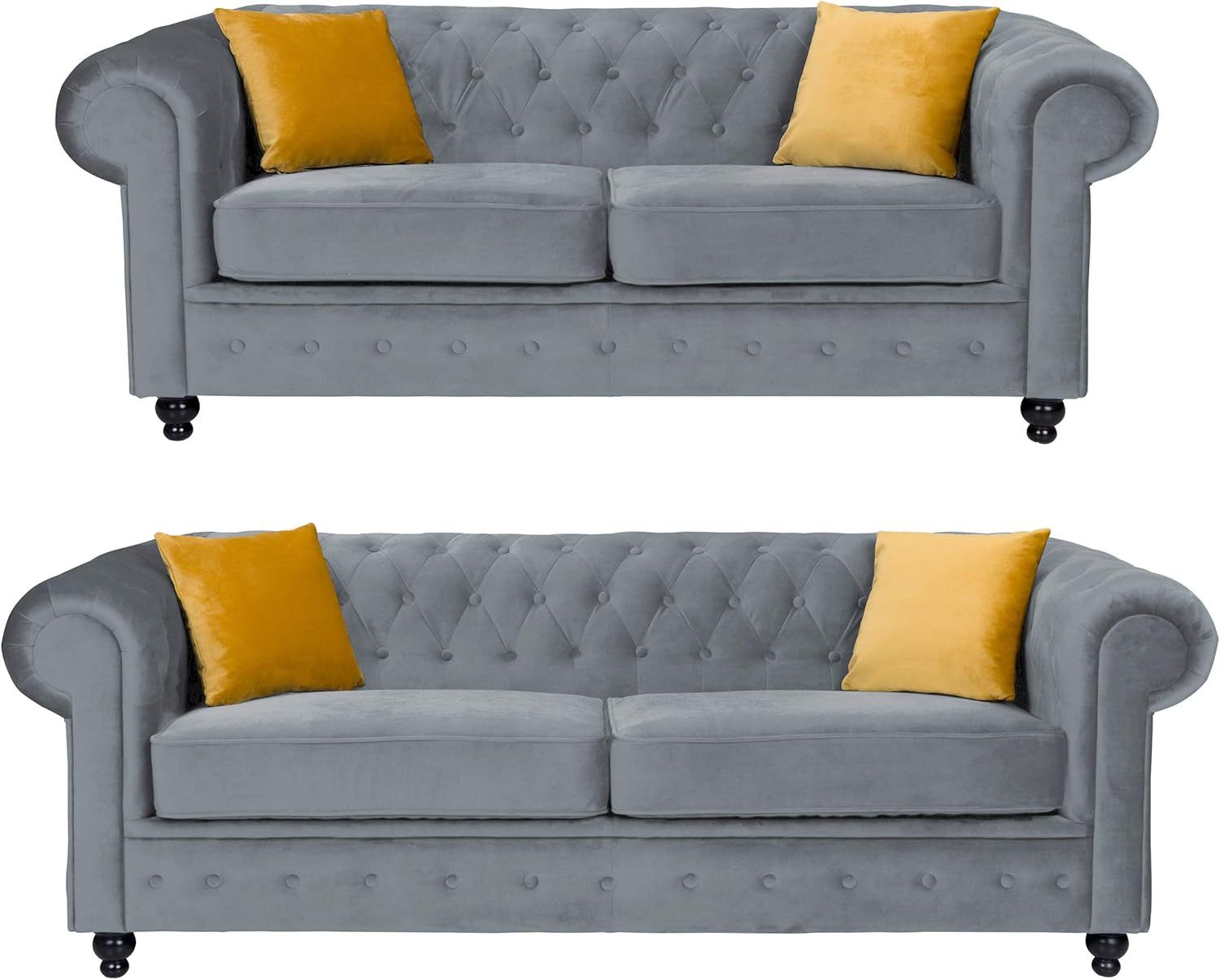 Light Grey Velvet Chesterfield Sofa At Donetta Torres Blog for Unveiling the Raisa Velvet Sofa A Comprehensive Guide to Style and Comfort