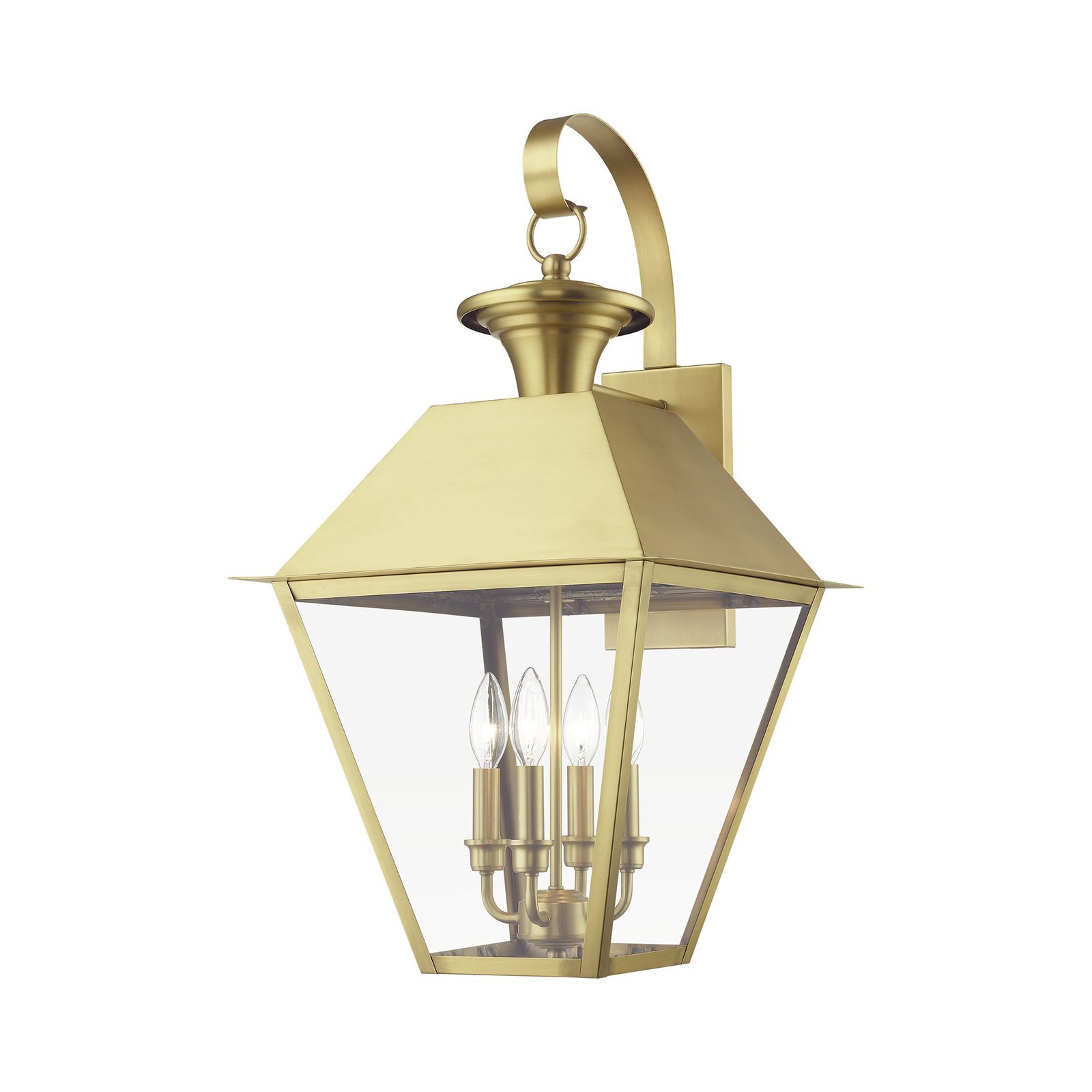 Livex Lighting 27222 Wentworth 4 Light 28" Tall Commercial Wall - Brass ... within Savoy House Longleaf The Perfect Blend of Style and Functionality for Your Outdoor Space