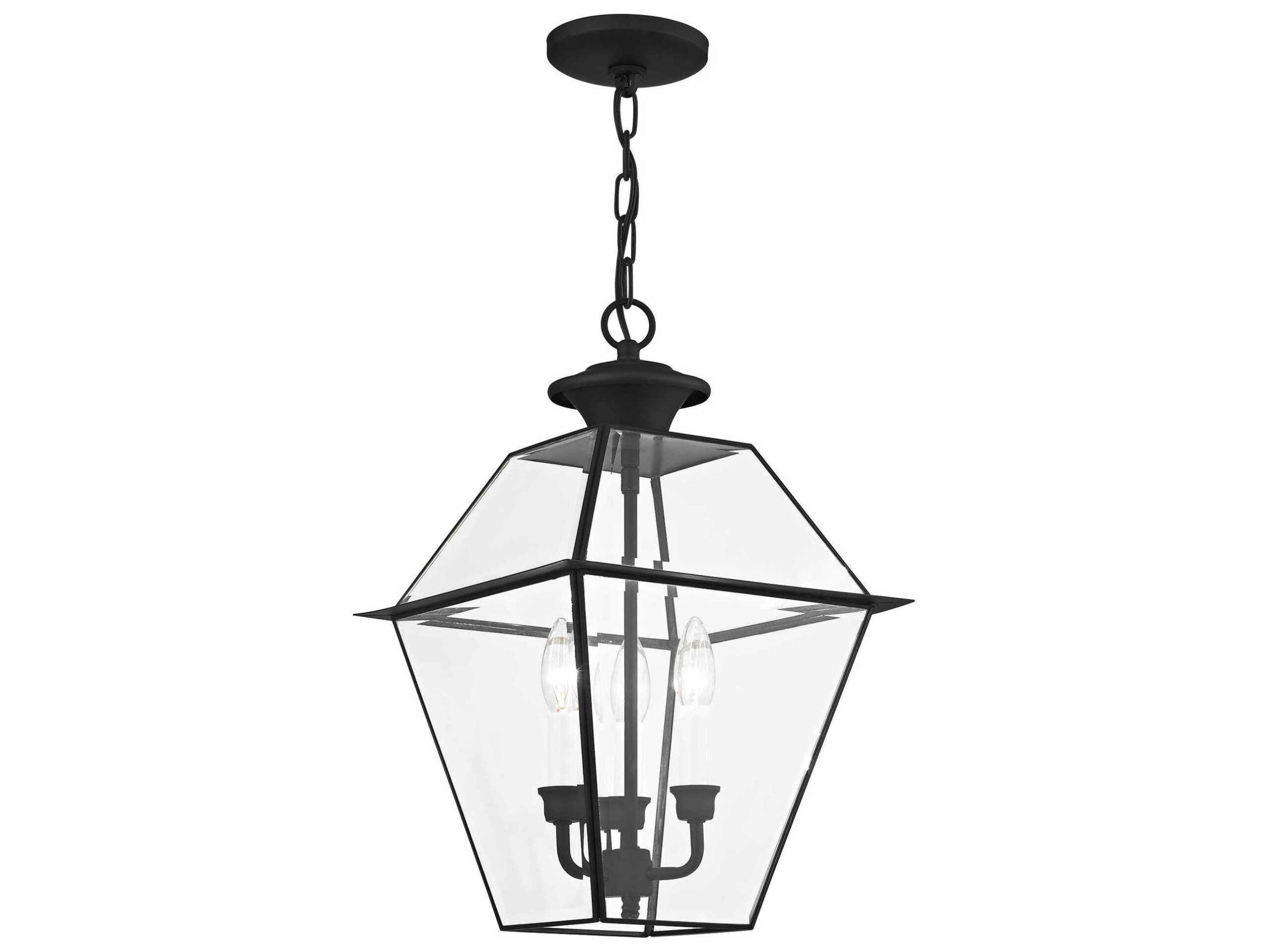 Livex Lighting Westover 3 - Light Outdoor Hanging Light | Lv238504 pertaining to Westover 3 Light Outdoor Pendant Or Chandeller, Charcoal