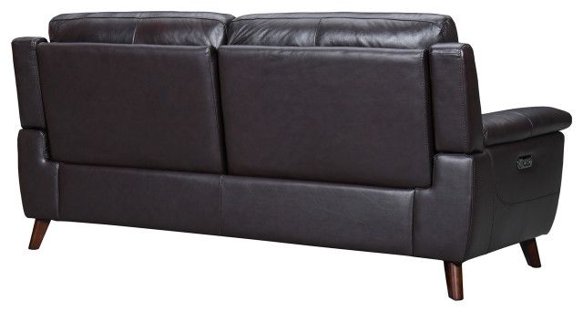 Lizette 65" Brown Leather Power Recliner Loveseat With Usb, 78 Inches ... with regard to Finding the Perfect Fit Considerations for the 78-Inch Lizette Loveseat