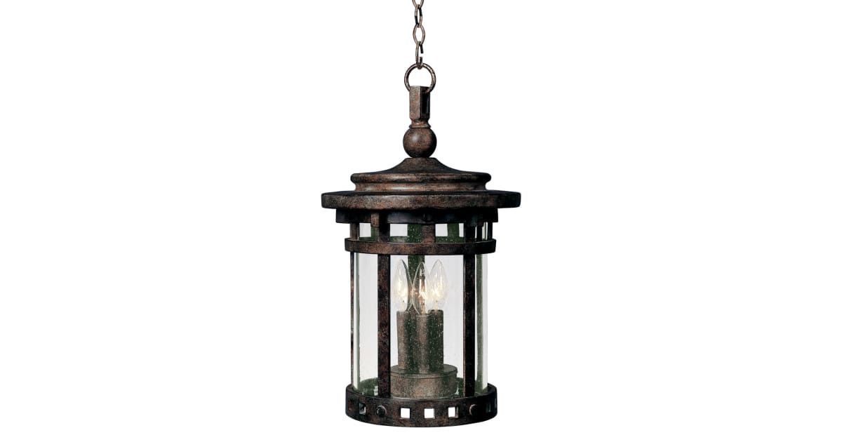 Maxim 3138Cdse Santa Barbara 18" 3 Light Pendant Light | Ferguson Home intended for Santa Barbara Cast 3-Light Outdoor Hanging Lantern