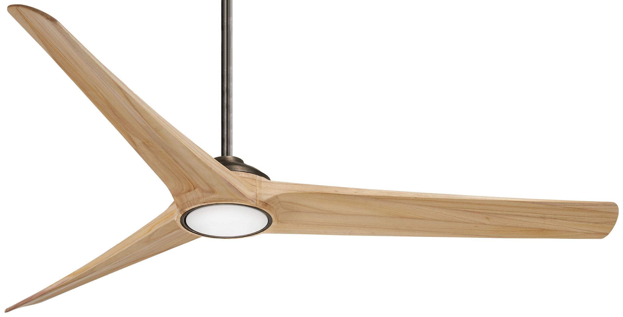 Minka Aire 84'' Timber 3 - Blade Led Propeller Ceiling Fan With Remote ... for 3-Blade Ceiling Fan Weathered Wood Blades And Rope Accents Led Light Kit 60