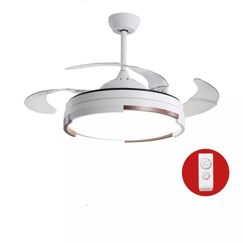 Modern 42 Inch Retractable 3-Blade Ceiling Fan With Light | Remote Control | Pinglighting regarding Beyond Cooling Understanding the Features and Benefits of 41.73 Modern Ceiling Fans