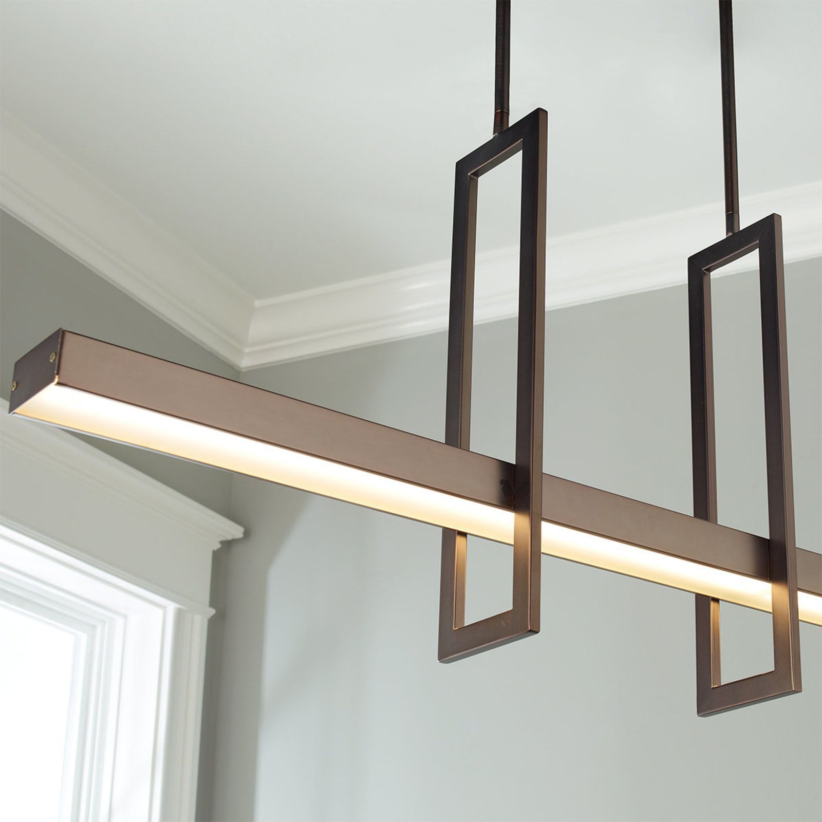 Modern Balance Beam Led Linear Chandelier | Linear Chandelier, Interior ... intended for Beyond Illumination The Art of Outdoor Linear Chandelier Placement