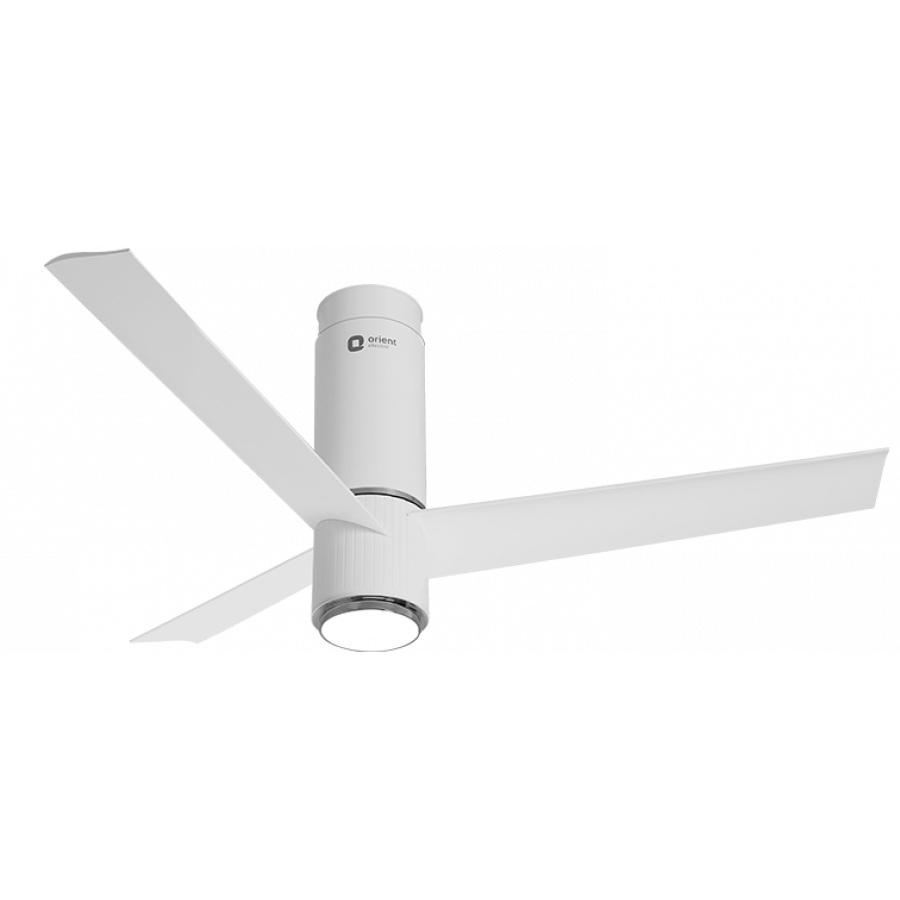 Orient Aeroslim White 48" Ceiling Fan With Iot And Led Light Alexa And ... within Beyond Blades Exploring the Design of the Fanaway Fraser Ceiling Fan