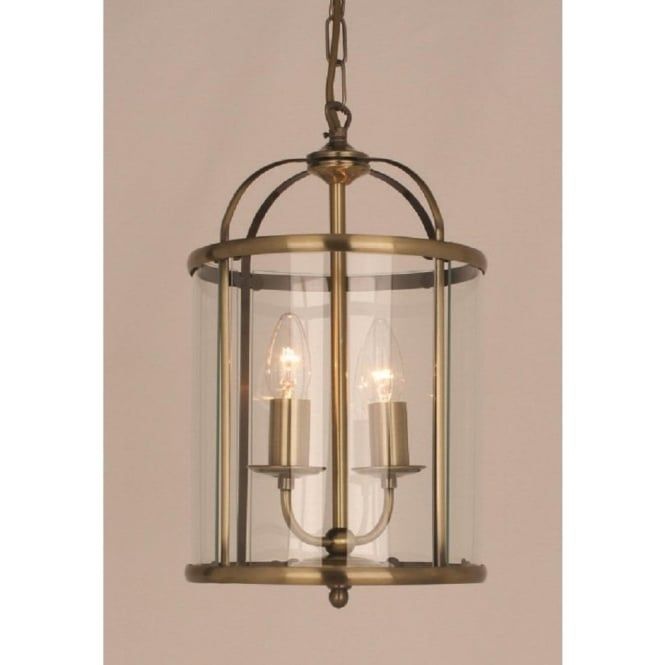 Orly Small Entrance Hall Lantern, Antique Brass Frame | Lantern Ceiling ... within Oslo Lanterns A Guide to Materials and Construction