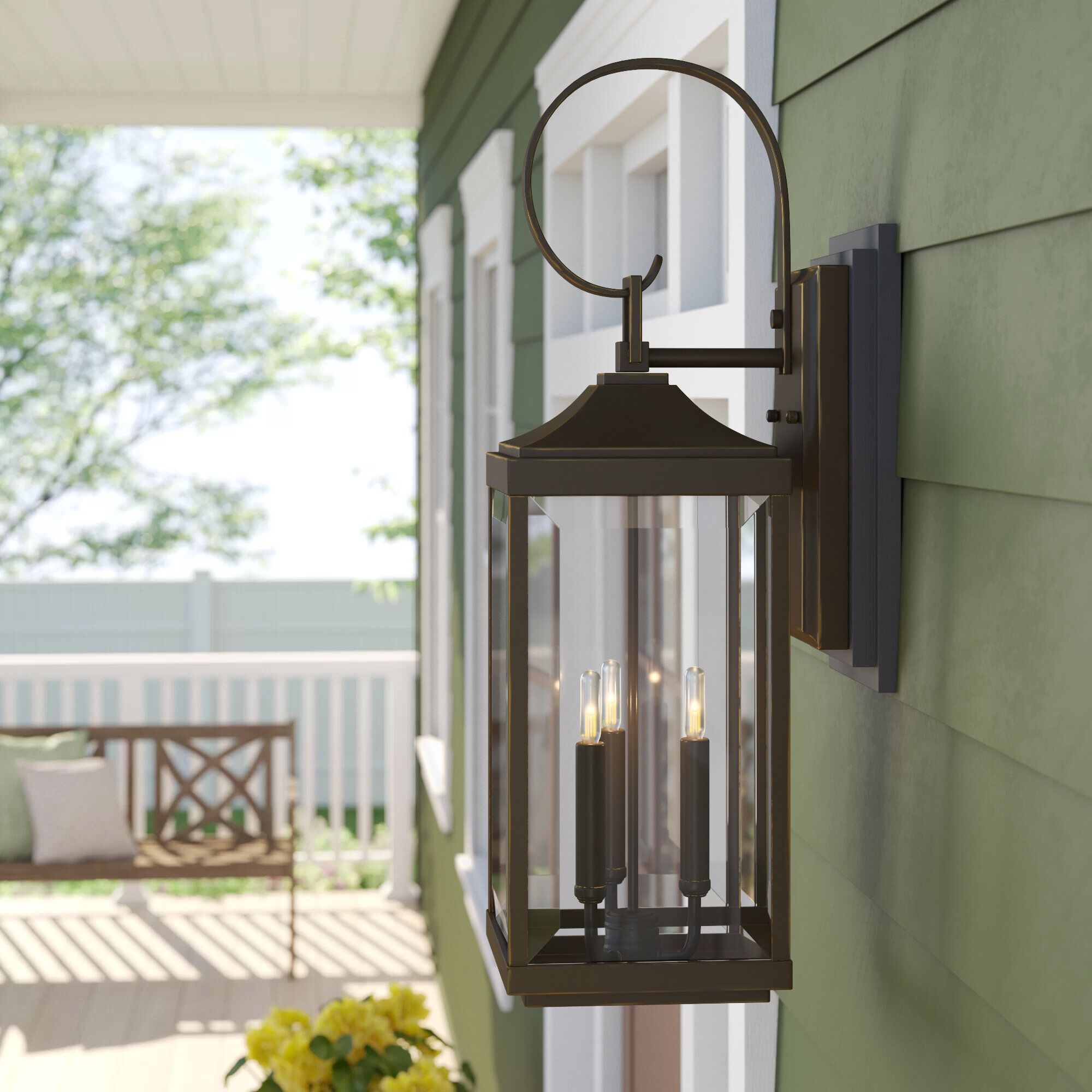 Outdoor Bronze Lanterns with Troy Lighting Holden One Light Exterior Lantern