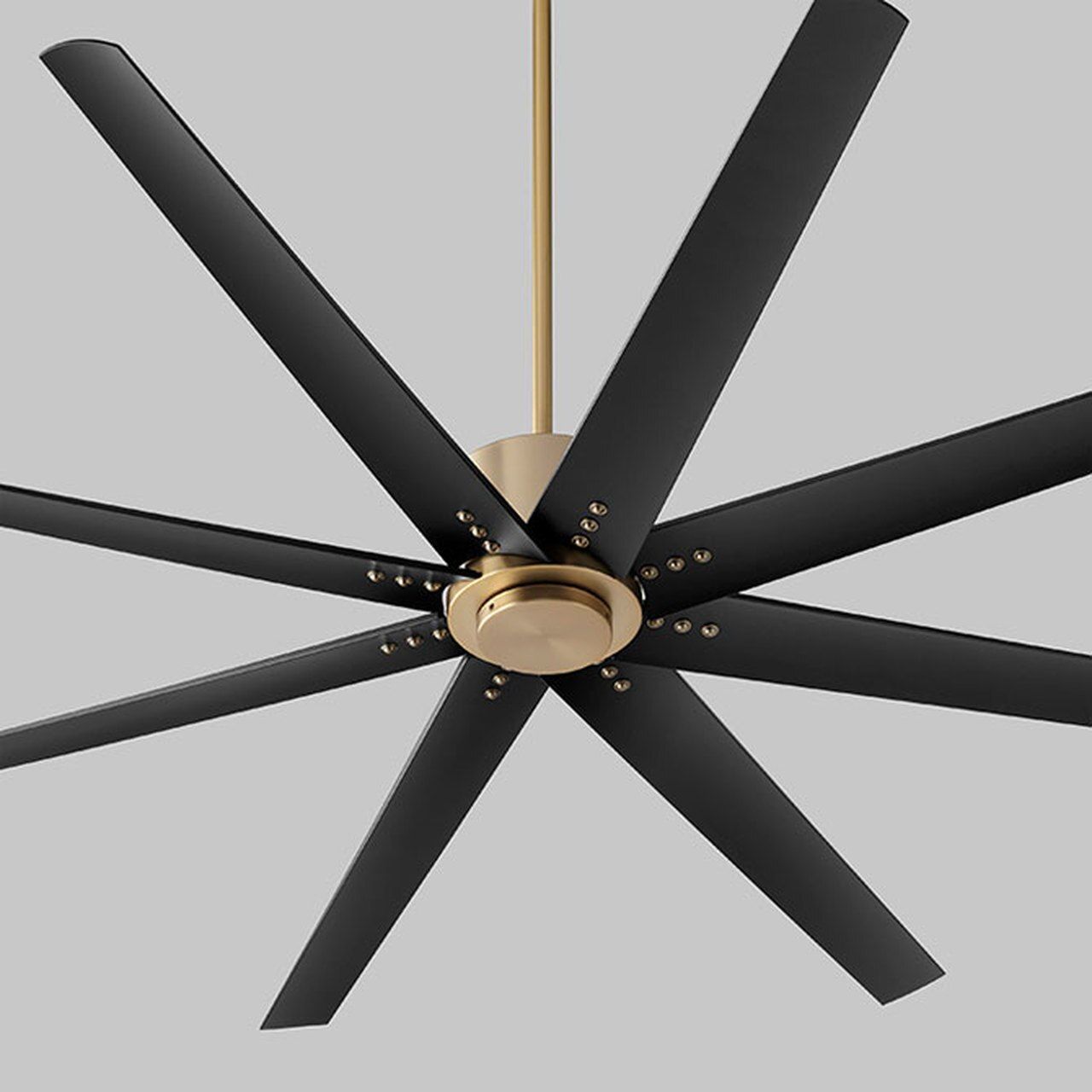 Oxygen 3-108-40 Fleet Modern Farmhouse Ceiling Fan 72 Inch, Aged Brass ... in LED Light Integration for Ceiling Fans Exploring Efficiency and Illumination Options