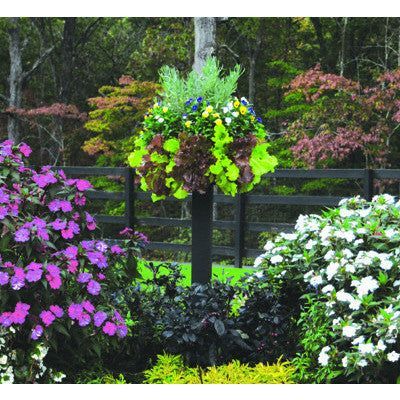 Pamela Crawford Border Column Kits Take Container Gardening To New ... in Border Column With Metal Post For Use With Pamela Crawford Baskets