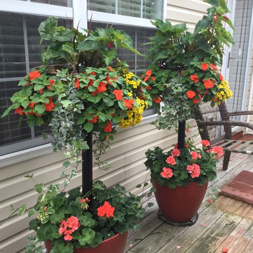 Pamela Crawford Planters: Basket Column For Large Pots pertaining to Troubleshooting Common Issues with Basket Columns for Large Pots