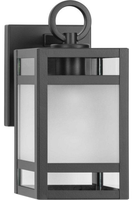 Parrish 1-Light Outdoor Wall Lantern, Matte Black - Transitional ... with Parrish 1-Light Outdoor Hanging Lantern, Matte Black