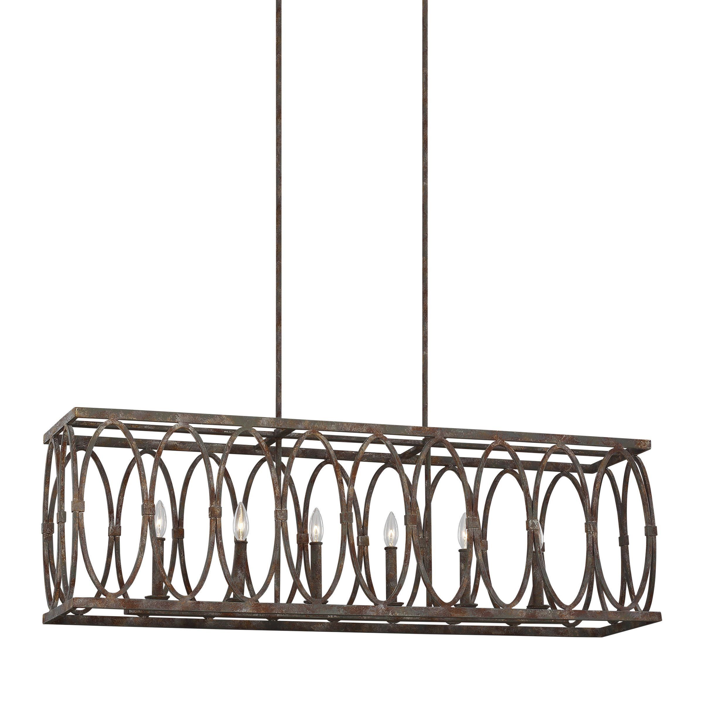 Patrice Collection 6 - Light Linear Chandelier throughout A Guide to Choosing the Right Outdoor Chandelier Style for Your Home