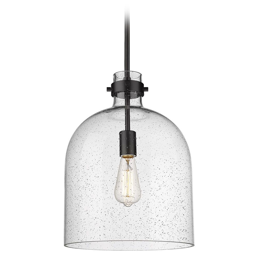 Pearson Matte Black Pendant By Z-Lite | 817-12Mb | Destination Lighting within Weathering the Elements The Pearson 7&amp;quot; Pendant's Durability Explained