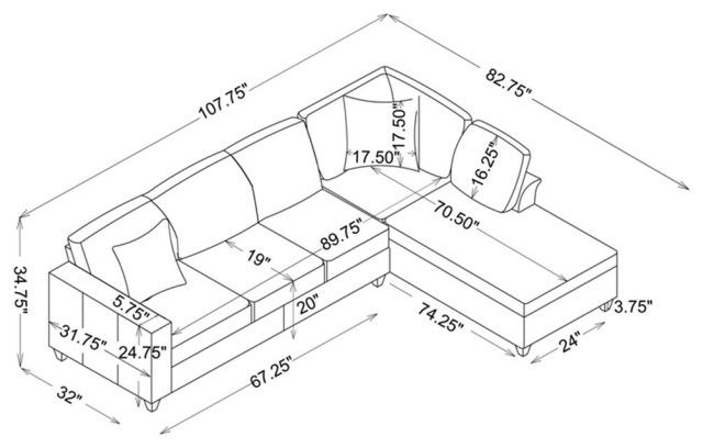 Pemberly Row 2-Piece Upholstered Cushion Back Sectional Dark Gray ... intended for Caring for Your Dark Gray Upholstery Long-Lasting Beauty Tips