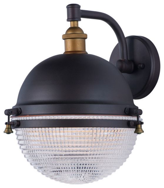 Portside 1-Light Outdoor Wall Sconce - Industrial - Outdoor Wall Lights ... inside Portside 1-Light Outdoor Pendant