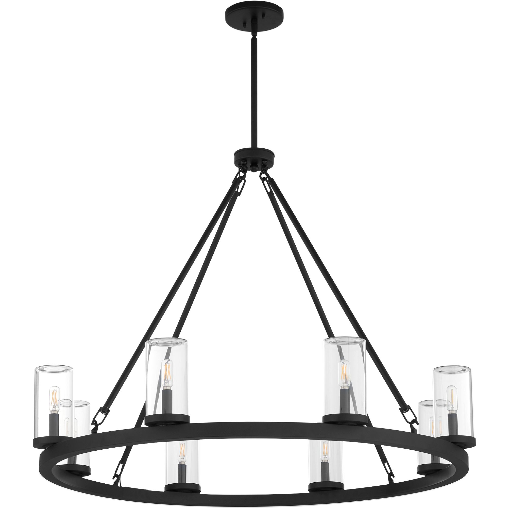 Matte Black Elegance Mastering the Art of Decorating with the Quorum Gentry