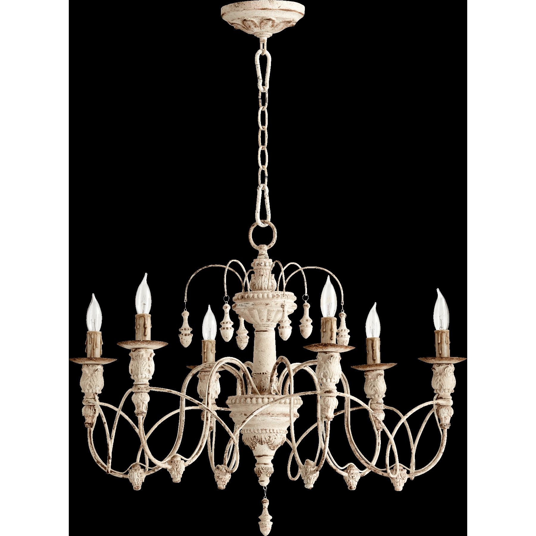 Quorum Salento 6 Light Chandelier & Reviews | Wayfair intended for Lighting Choices for the Quorum Gentry Chandelier Maximizing Ambiance and Style