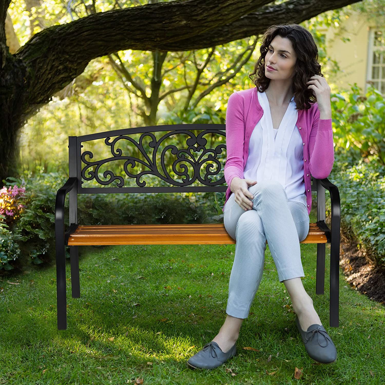 Review For Retro Garden Bench For Your Balcony Or Terrace | Handyman ... pertaining to The Art of Arranging Costa Outdoor Benches Creating Inviting Outdoor Areas