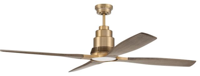 Satin Brass Finish Unveiled Exploring the Ricasso Ceiling Fan Design