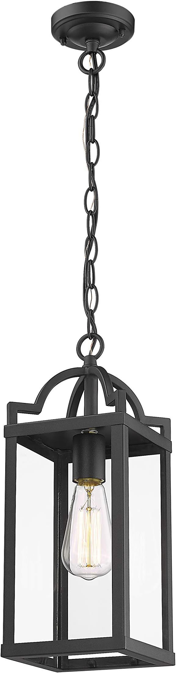 Rosient Outdoor Pendant Lighting, 1-Light Exterior Pendant Lantern ... throughout Creating the Perfect Ambiance The Spring Lake Lamp and Outdoor Lighting Strategies
