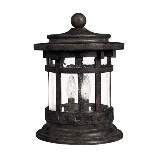 Santa Barbara Cast 3-Light Outdoor Deck Lantern | Outdoor | Maxim Lighting with Santa Barbara Cast 3-Light Outdoor Hanging Lantern
