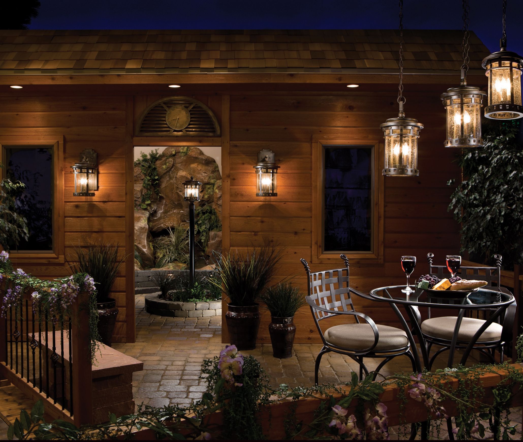 Santa Barbara Vx 3-Lt Outdoor Hanging Lantern | Outdoor | Maxim Lighting regarding Santa Barbara Cast 3-Light Outdoor Hanging Lantern