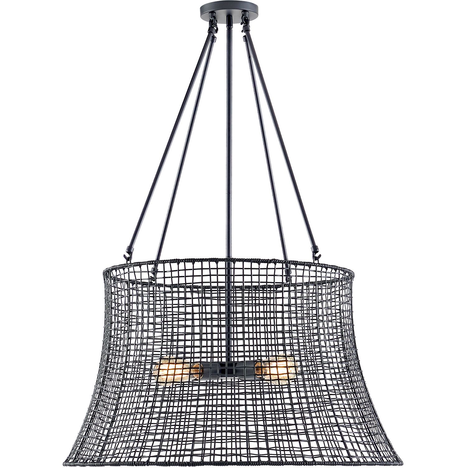 Savoy House 7-6192-4-89 Longleaf 4 Light 28 Inch Matte Black Outdoor ... in Savoy House 7-6192-4 Longleaf 4 Light 28"W Drum Outdoor - Burnished Brass