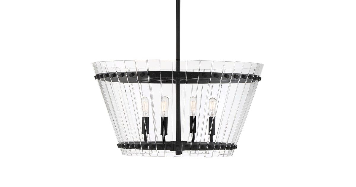 Savoy House 7-8895-4-89 Collier 4 Light 24" Wide Pendant | Build.com in Illuminating Your Space: A Guide to the Longleaf's Four-Light Design