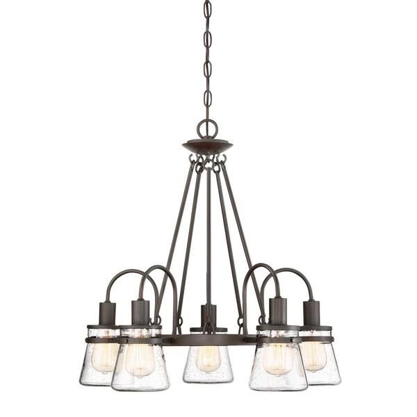 Savoy House Portsmouth 5-Light Outdoor Chandelier In English Bronze 1 ... in Troubleshooting Common Issues With Your Outdoor Chandelier