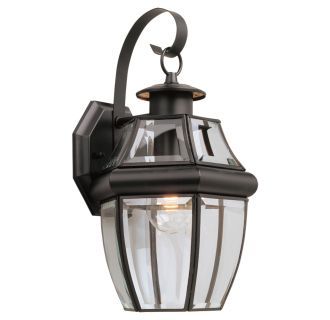 Sea Gull Lighting 8067-965 Antique Brushed Nickel Lancaster 1 Light ... in Troy Lighting Holden One Light Exterior Lantern