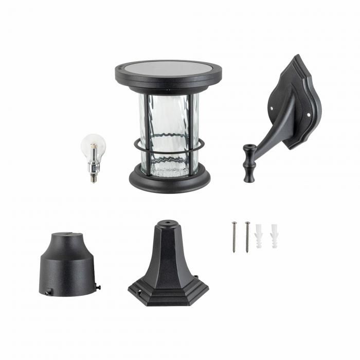 Silo Solar Light W/Gs Solar Light Bulb - Wall/Pier/3&quot; Fitter Mounts ... for The Sustainable Solution Solar Silo Lights for a Brighter Future