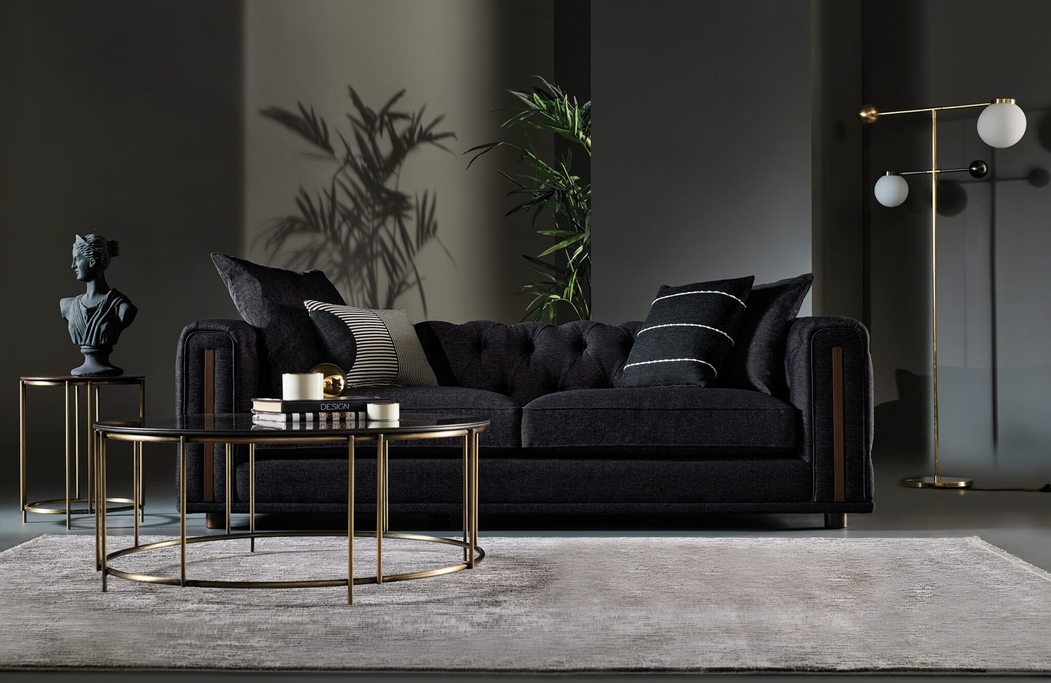 Sofa 3P Sicilia - Nueva Dimensión regarding Sicilia Sofa, Dark Blue Novabuk (19) A Deep Dive into Materials and Construction