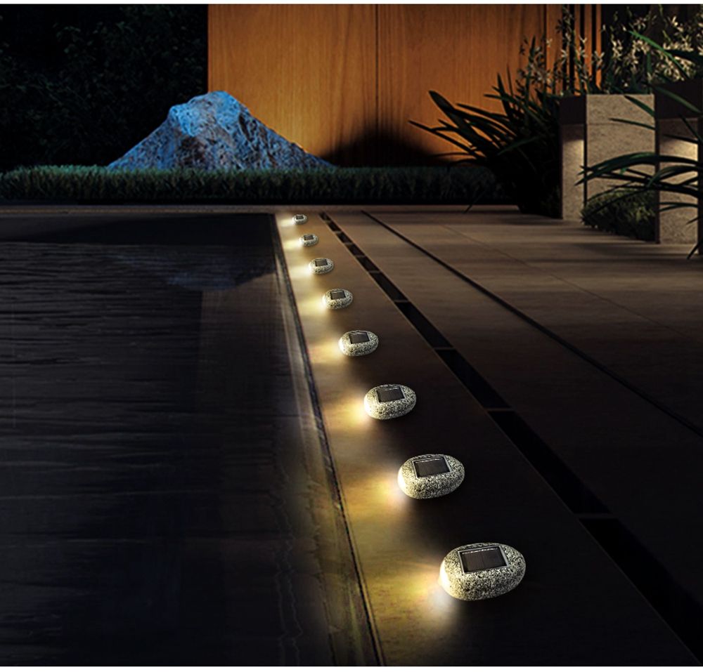 Solar Powered Led Stone Ground Path Light Outdoor Waterproof Garden ... regarding Unveiling the Secrets of Full Color Solar LED In-Ground Lights Design and Installation