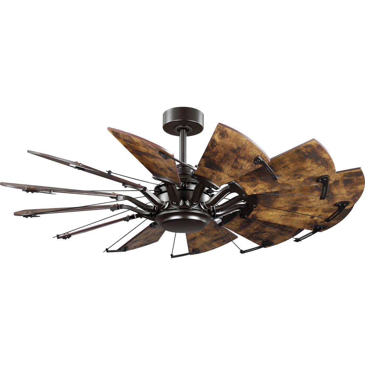 Springer Collection 52-Inch 12-Blade Architectural Bronze Dc Motor ... intended for Springer 52" 12-Blade Dc Motor Windmill Ceiling Fan, Architectural Bronze