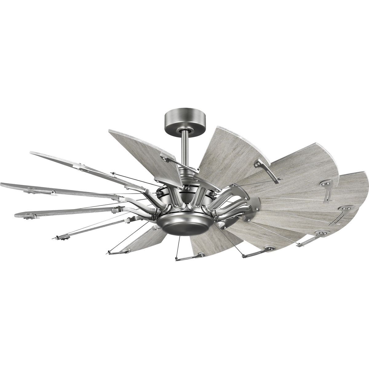 Springer Collection 52-Inch Antique Nickel 12-Blade Dc Motor Windmill ... for Springer 52" 12-Blade Dc Motor Windmill Ceiling Fan, Architectural Bronze