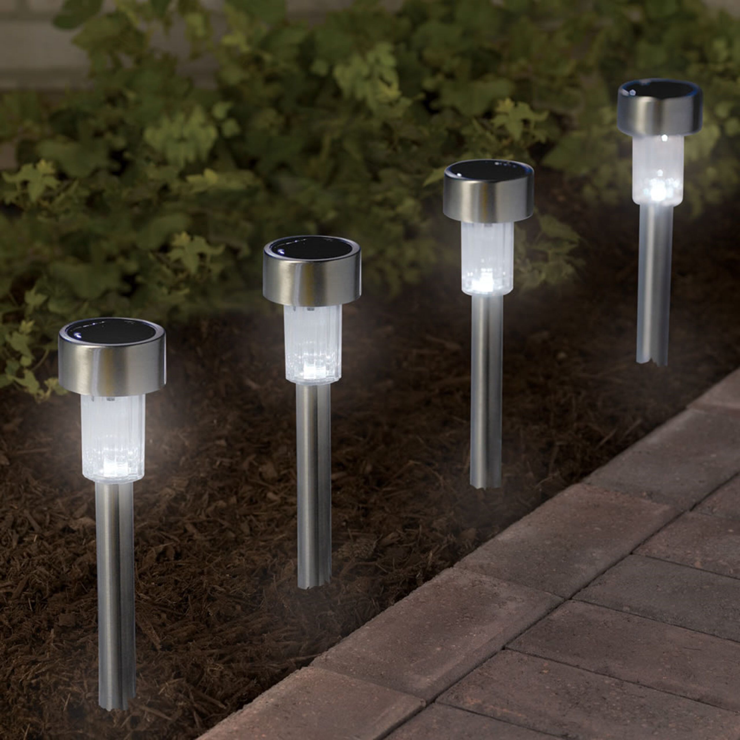 Stainless Steel Pathway Outdoor Solar Lights with regard to Solar Pathway Lights Beyond the Basics Understanding Features and Benefits