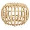 Sunset West Farro Coastal Beach Light Brown Woven Rattan Round Outdoor ... with From Grain to Glory Understanding the History and Cultural Significance of Farro Ottoman