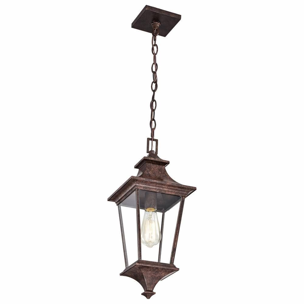Tatahance 1-Light Tannery Bronze Outdoor Pendant Design Pendant Light ... pertaining to Outdoor Pendant 1-Light, Tannery Bronze, Incandescent
