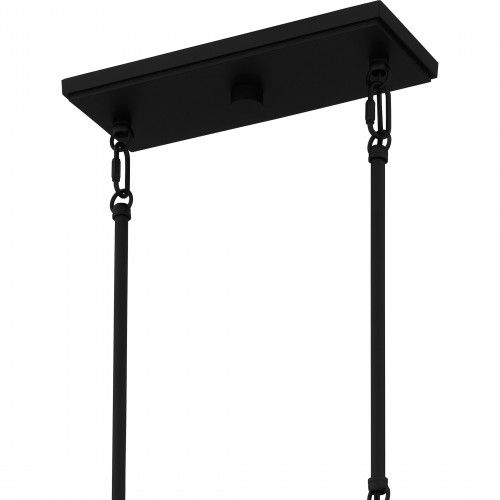 Thatcher Outdoor pertaining to Thatcher 6 Light Outdoor Linear Chandelier, 22"Hx36.5"W
