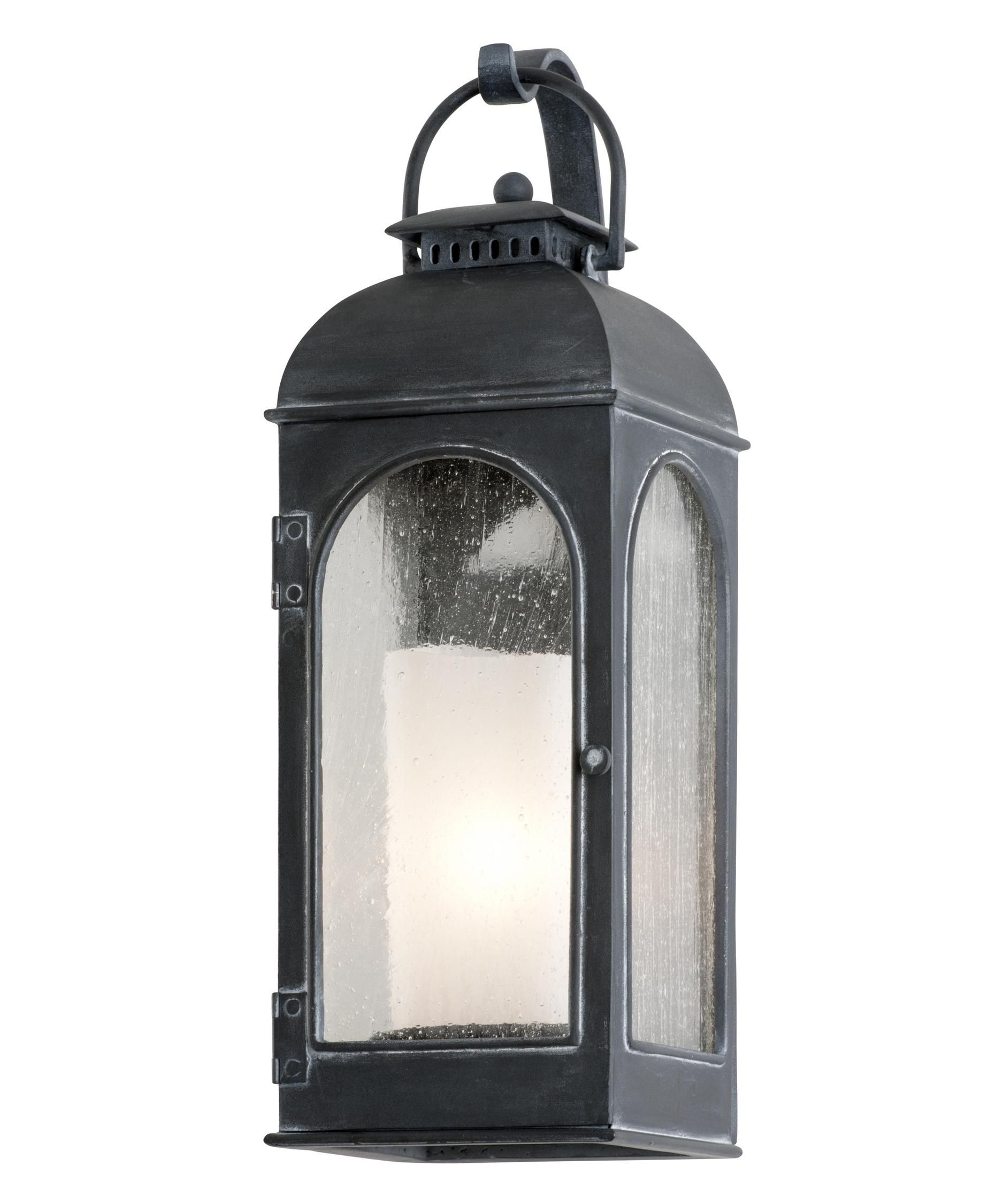 The Best Outdoor Wall Light Glass inside Troy Lighting Holden One Light Exterior Lantern