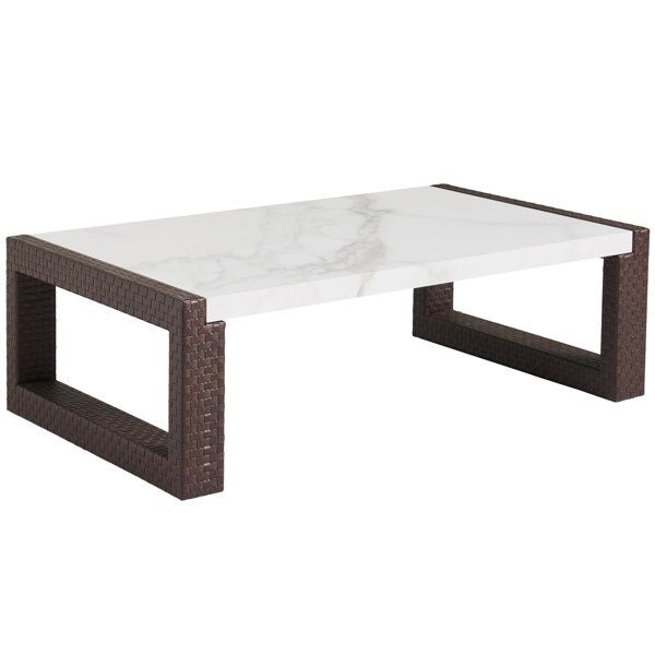 Tommy Bahama Outdoor Abaco Square Cocktail Table | Perigold throughout Abaco Square Cocktail Table