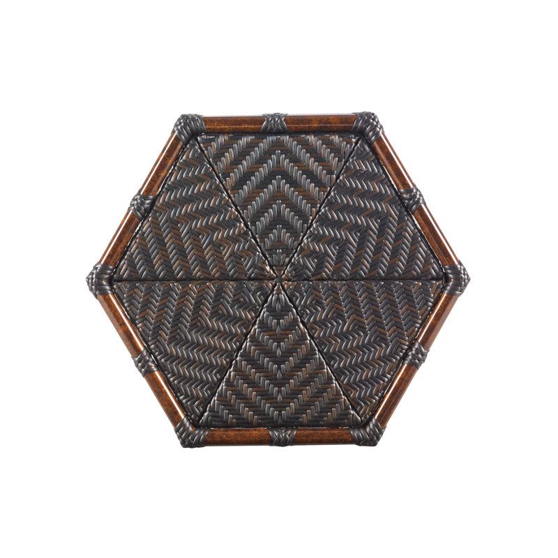 Tommy Bahama Outdoor Royal Kahala Black Sands Bunching Cocktail Table ... pertaining to Black Sands Bunching Cocktail Table