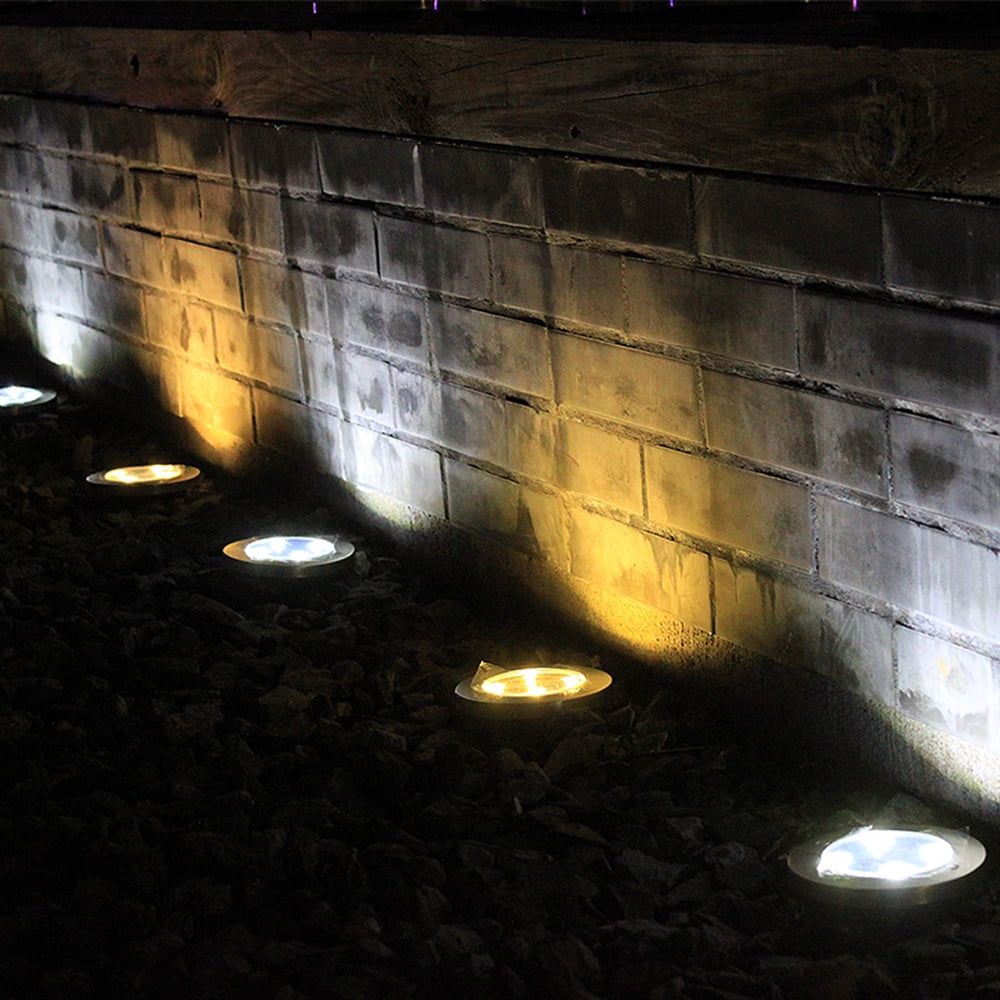 Tomshine 4Pcs Solar Powered Ground Light Outdoor Lamp Water-Resistant 4 ... within Unveiling the Secrets of Full Color Solar LED In-Ground Lights Design and Installation