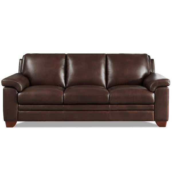 Top Grain Leather Sofa Ratings | Cabinets Matttroy within Genavive Top Grain Leather Sofa - Tan